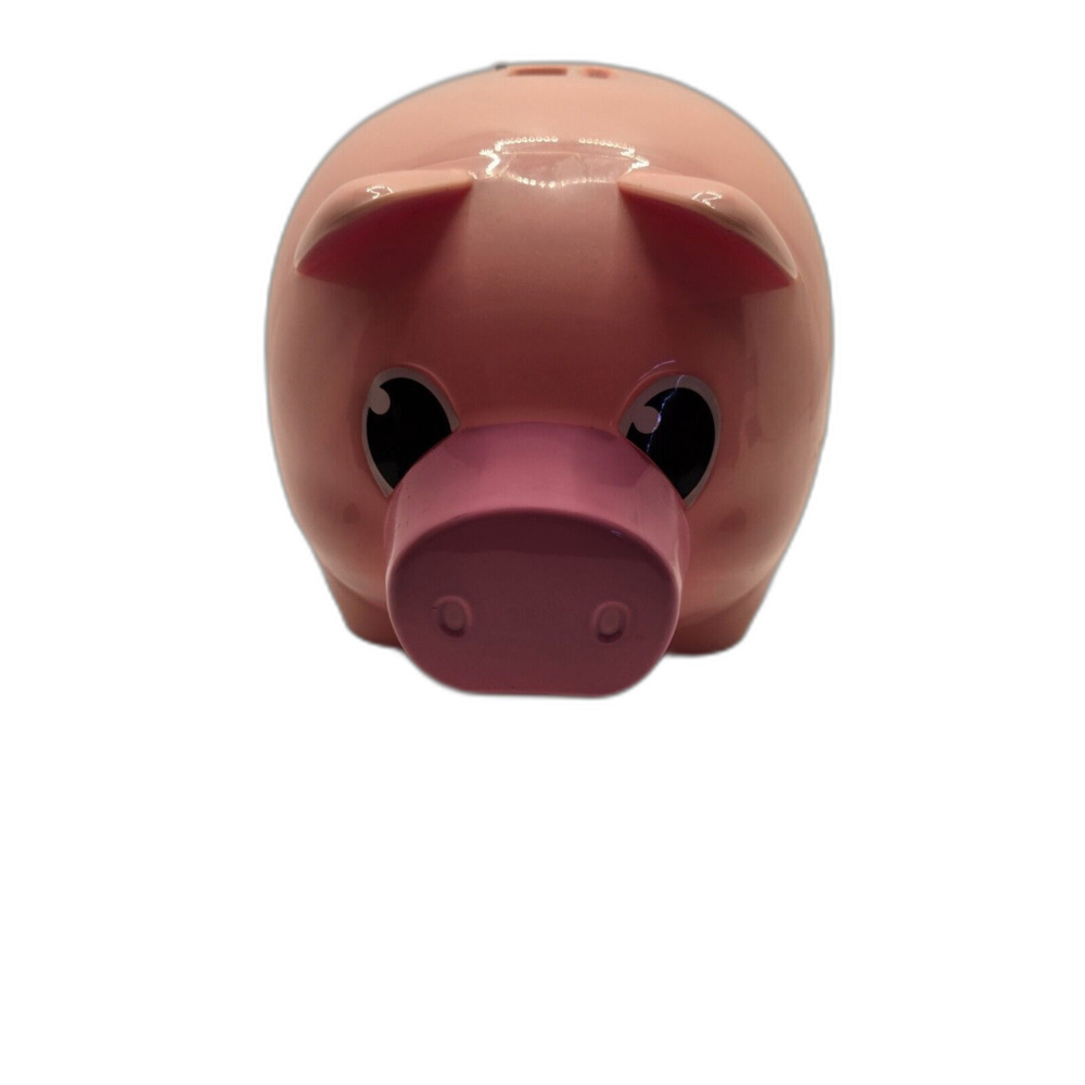 Vintage Schylling Toys Pink Piggy Bank With Counter Cute Kiddy Bank